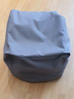 Sitzsack grau 40x40x40cm Kissen Hocker Outdoor
