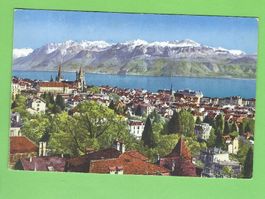 Lausanne - Vue générale et les Alpes