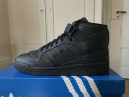 Adidas Forum Mid Black, Gr. 44 2/3 - fast neu