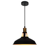 Lampe suspendues  en métal noir vintage, industriel, loft