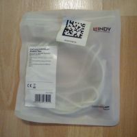 Lindy Cat.6U/UTP FLAT Kabel 10m RJ45 Kupfer Weiss (NEU)