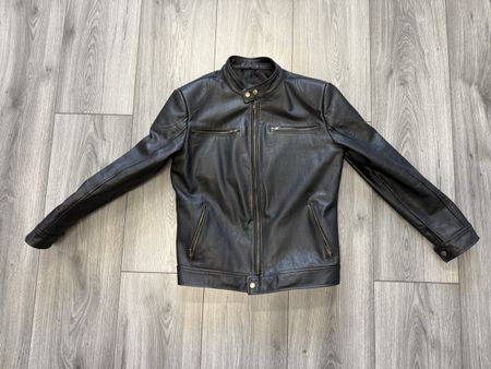 Veste en cuire