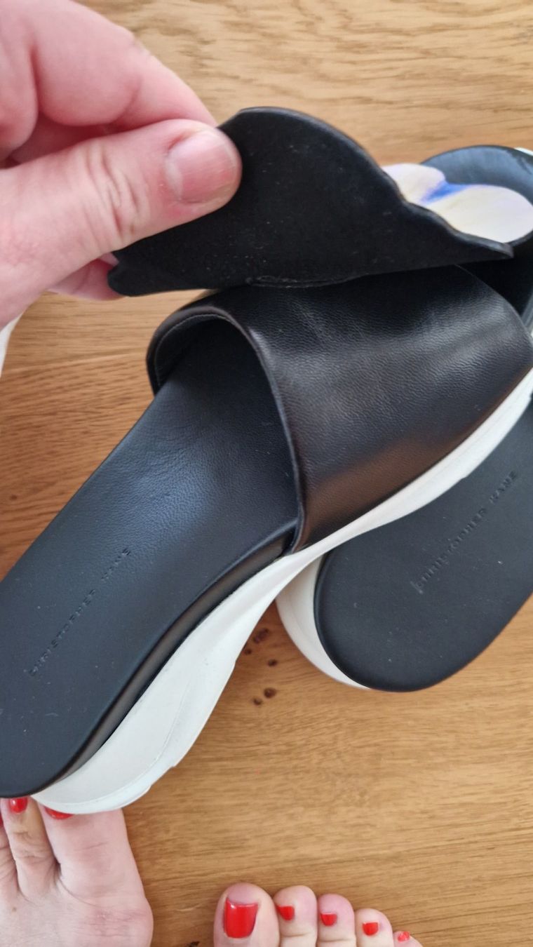 Scarpe da donna: Christopher Kane Slides Platform Blume Leder Gr. 38 – Nuovo e nell'imballaggio originale da Erlinsbach SO venduto da ULIKH 5