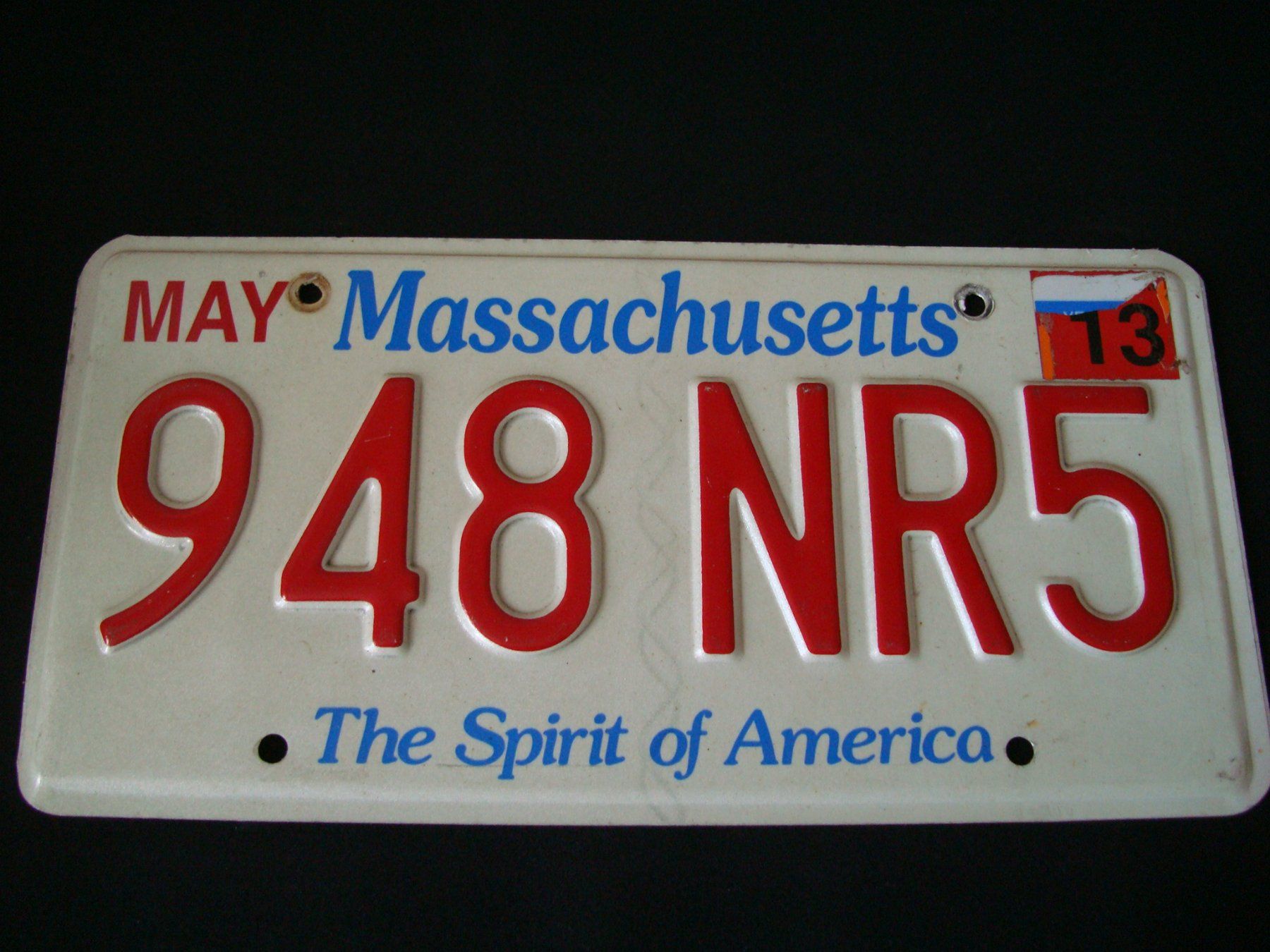 Ecriteaux: MASSACHUSETTS 948 NR5 – D'occasion à Scherz par 5246