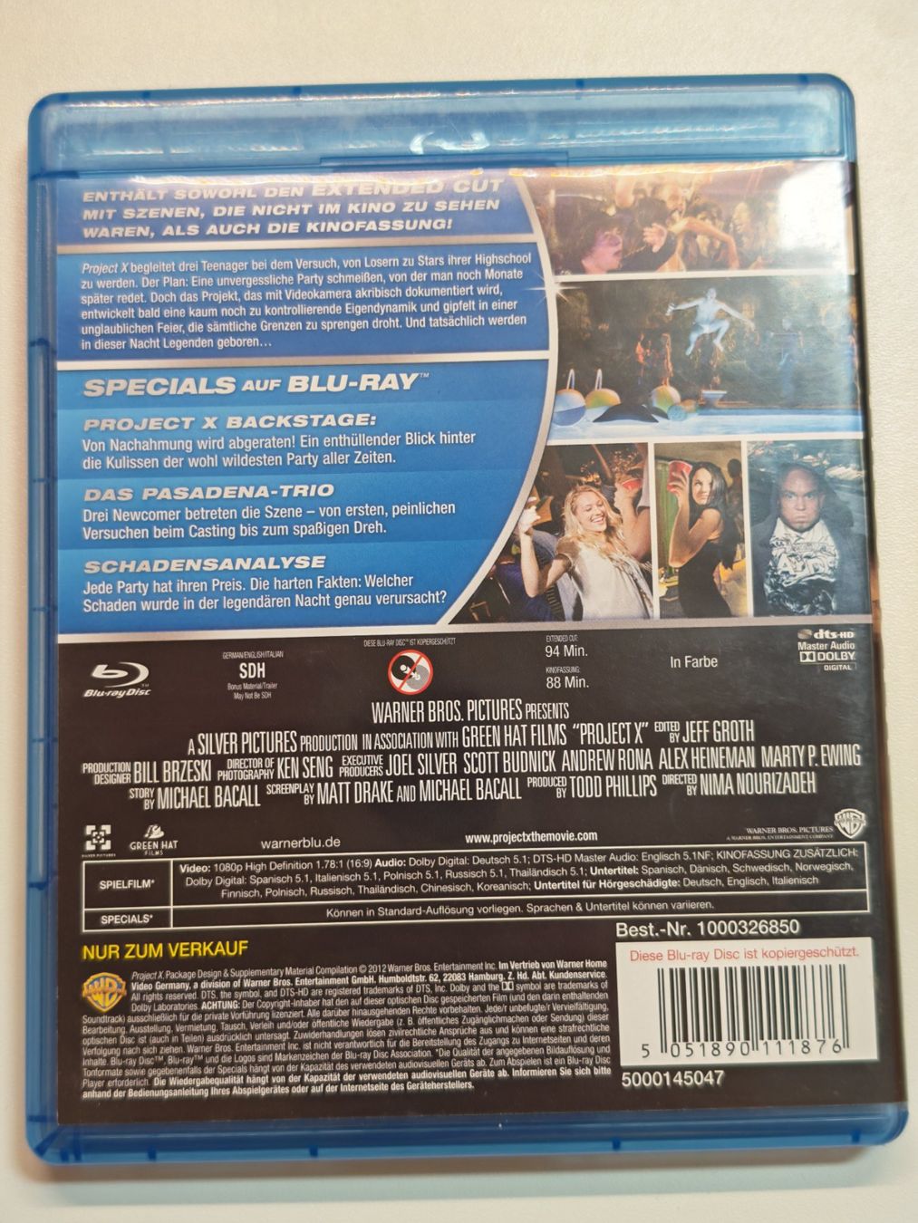Alle DVDs: Project X – Gebraucht aus Liestal von Kratzilla 2