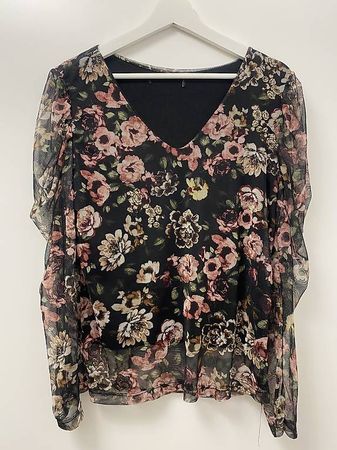 Blumen Bluse