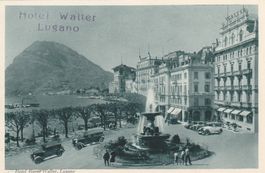 Lugano - Hotel Walter-1929-Hotel-Stempel.