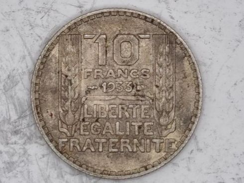 Tutti le monete: France 10 FF 1933 Silber – Usato da Bure venduto da chap981