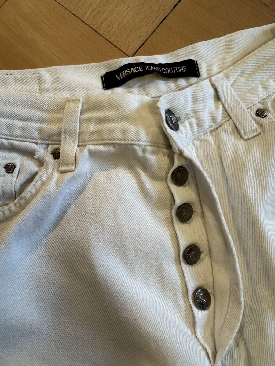 Versace Jeans: Jeans Versace Jeans Couture weiss – Usato da Bern venduto da Mancini 4