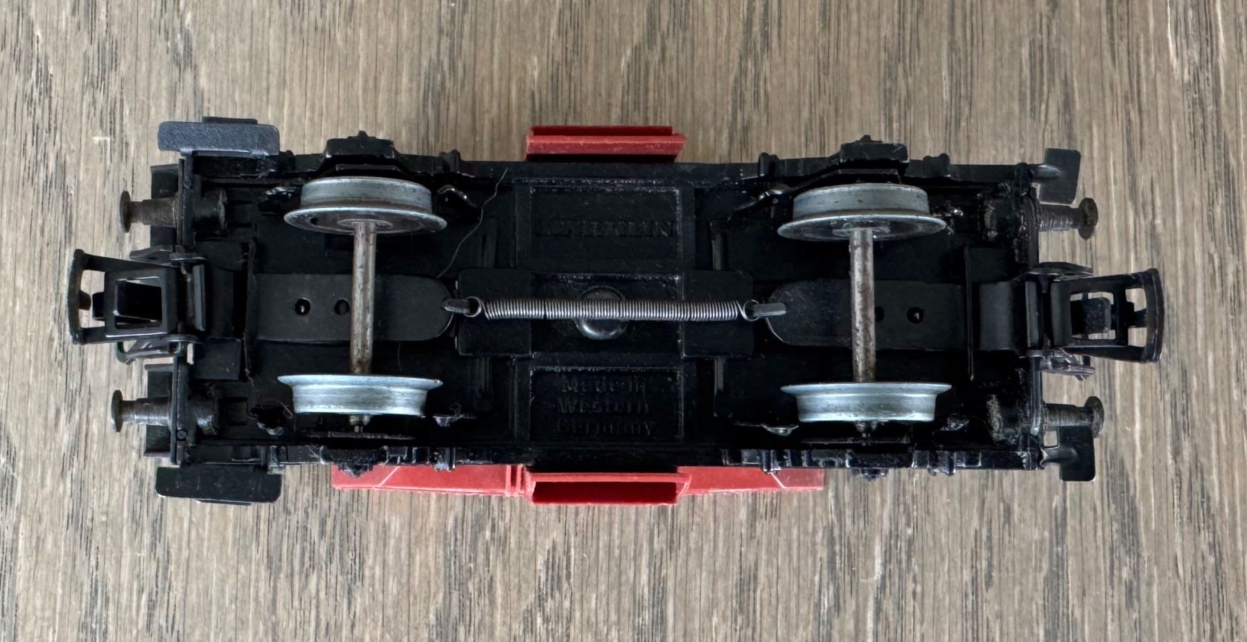 Märklin Modellini di ferrovie: Schotterwagen der DB; OVP – Usato da St. Moritz venduto da Manu7500 6