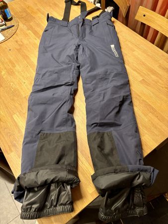 Kinder Skihose Trevolution dunkelblau mit Trägern Grösse 176