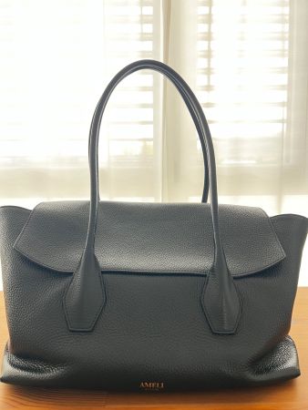 Ameli Zürich Ida Ledertasche Schwarz