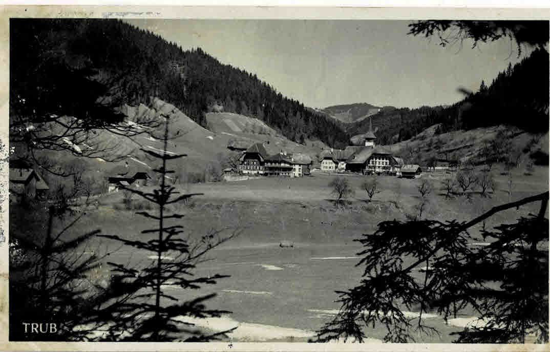 Cartes postales: Trub 1927   mit marke – D'occasion à Sulz AG par Oberdanne8
