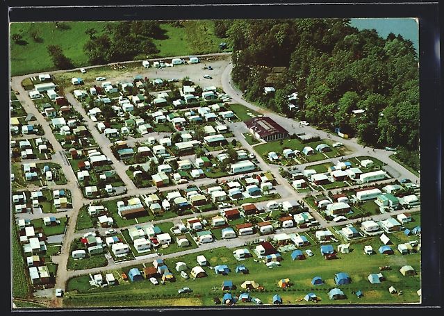 Cartoline postali: Sutz /Bielersee, Campingplatz aus der Vo – Usato da Berlin venduto da bartko-reher