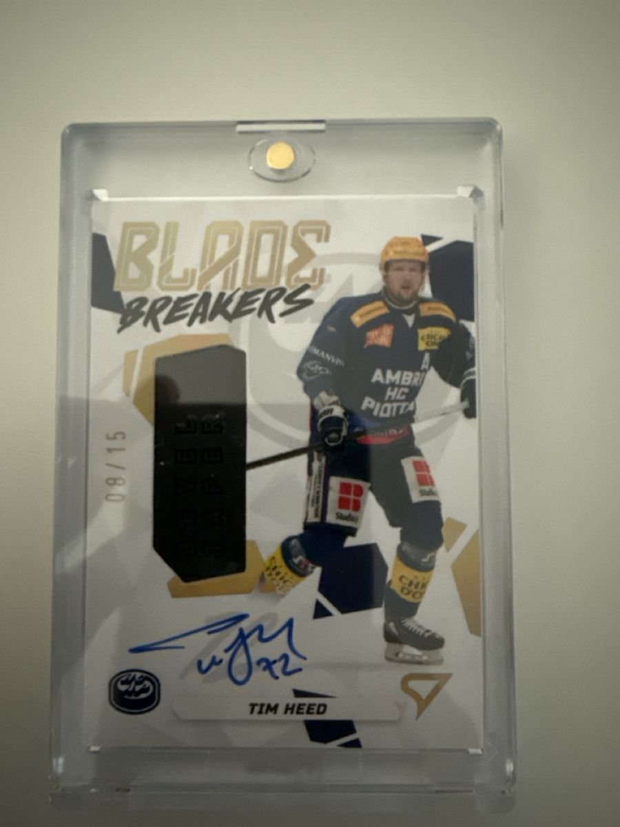 Sportzoo Carte collezionabili: Tim Heed - Ambrì-Piotta -Blade Breakers #09/15 – Nuovo (secondo la descrizione) da Courgevaux venduto da 87Shadow87