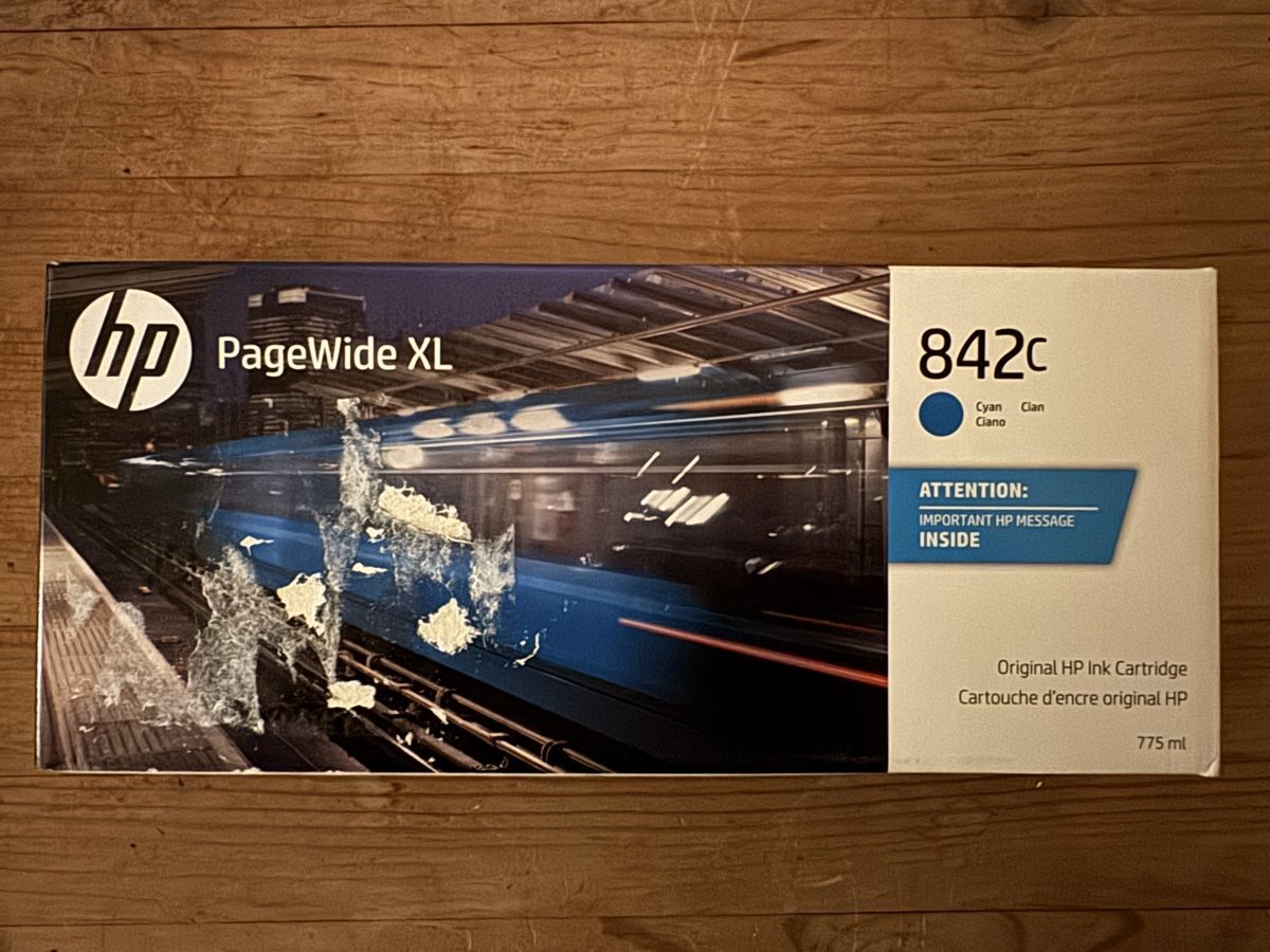 Hewlett Packard Cartucce per stampanti & toner: hp PageWide XL 842c Cyan – Nuovo e nell'imballaggio originale da Dietikon venduto da c.froehlich