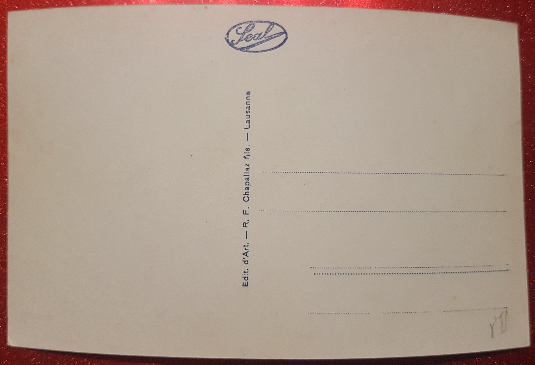 Ansichtskarten: Vufflens - le Château - ungelaufen/alt – Neu (gemäss Beschreibung) aus Melchnau von Fishel 1