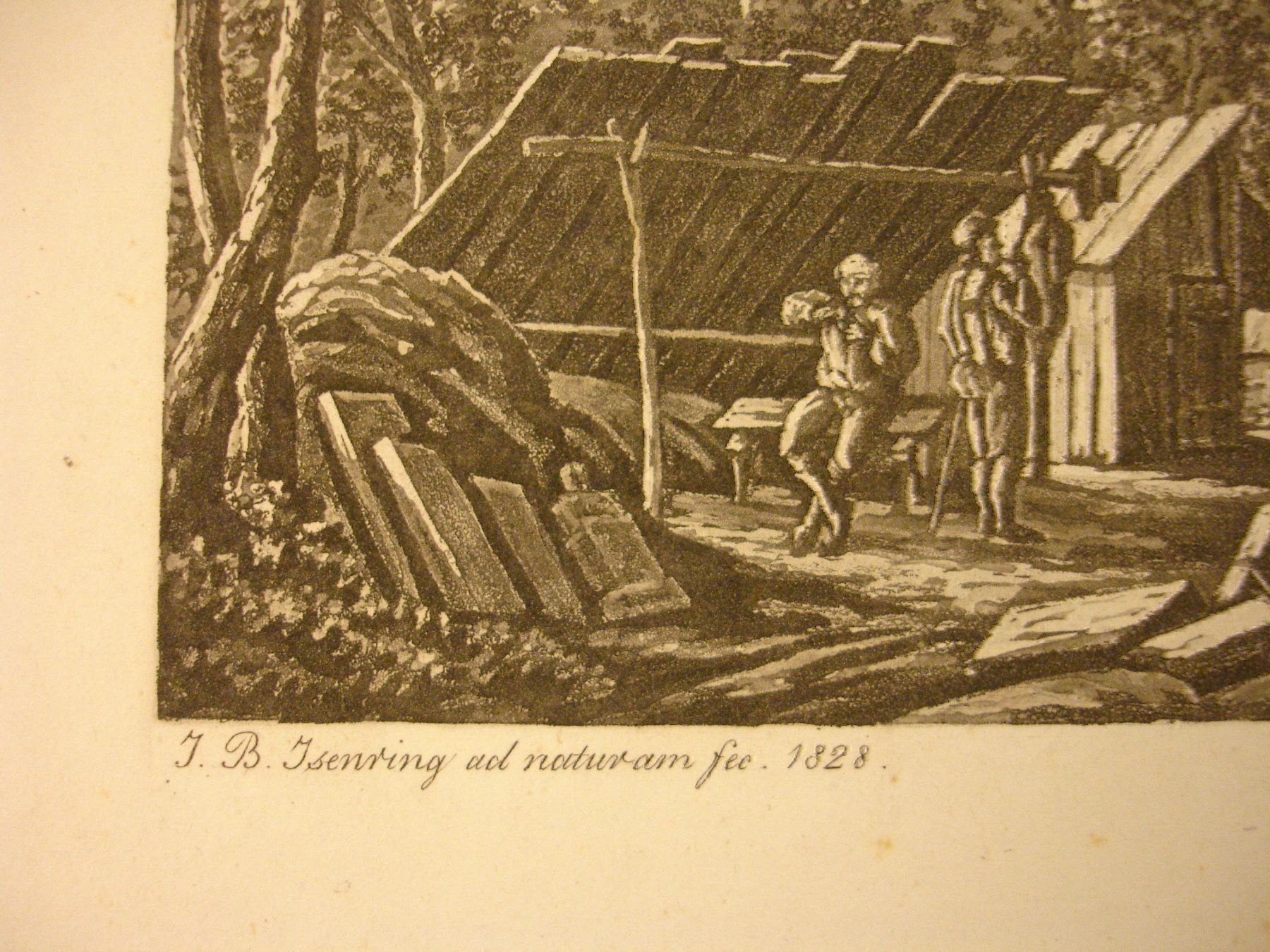 Stiche: RORSCHACH, ISENRING AQUATINTA 1828 – Gebraucht aus Grüningen von Kartensammler 2