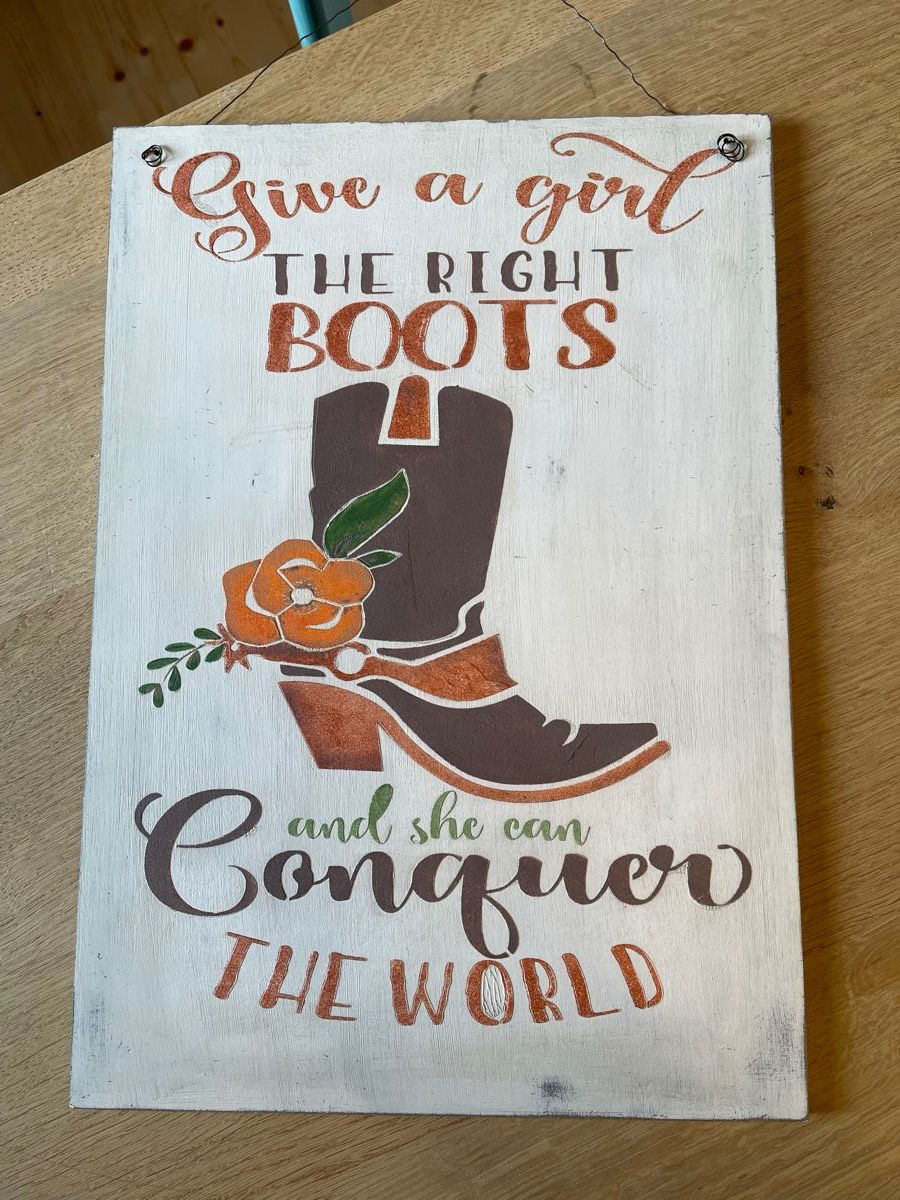 Toutes les décorations: Deko Bild Westernstyle – D'occasion à Oerlingen par MarinaKnacknuss