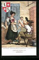 Paar in Appenzeller Tracht mit Säugling
