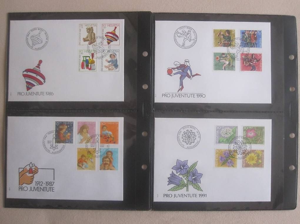 Alle Briefmarken: Briefmarken Pro Juventute – Gebraucht aus Saland von k_z_tny8