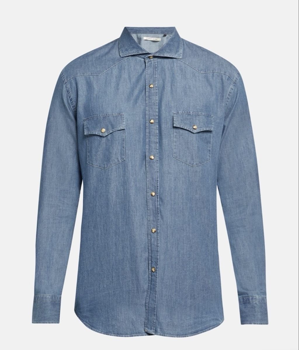 Camicie: Lorenzoni Jeanshemd - Grösse XL – Nuovo e nell'imballaggio originale da Wittenbach venduto da bes_k8vr
