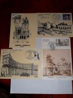 4 cartes postales journee du timbre