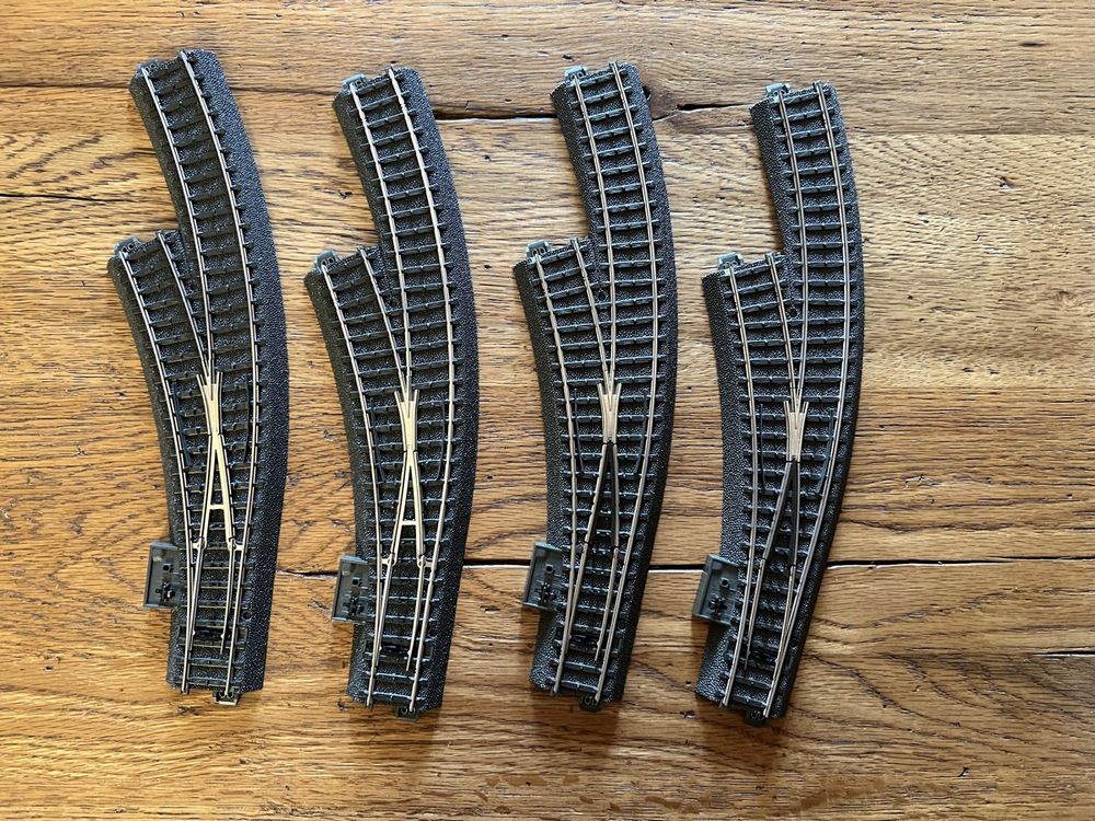 4 x Märklin Bogenweiche 24671 (Neu (gemäss Beschreibung)) in ...
