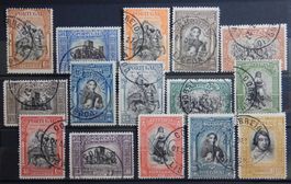 Portugal Kat. 440-454 gest. 1927 Kat. 100 Euro