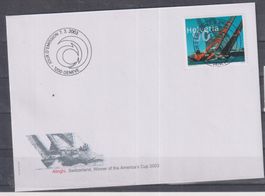 H46) FDC Alinghi 1084, ET Vollstempel