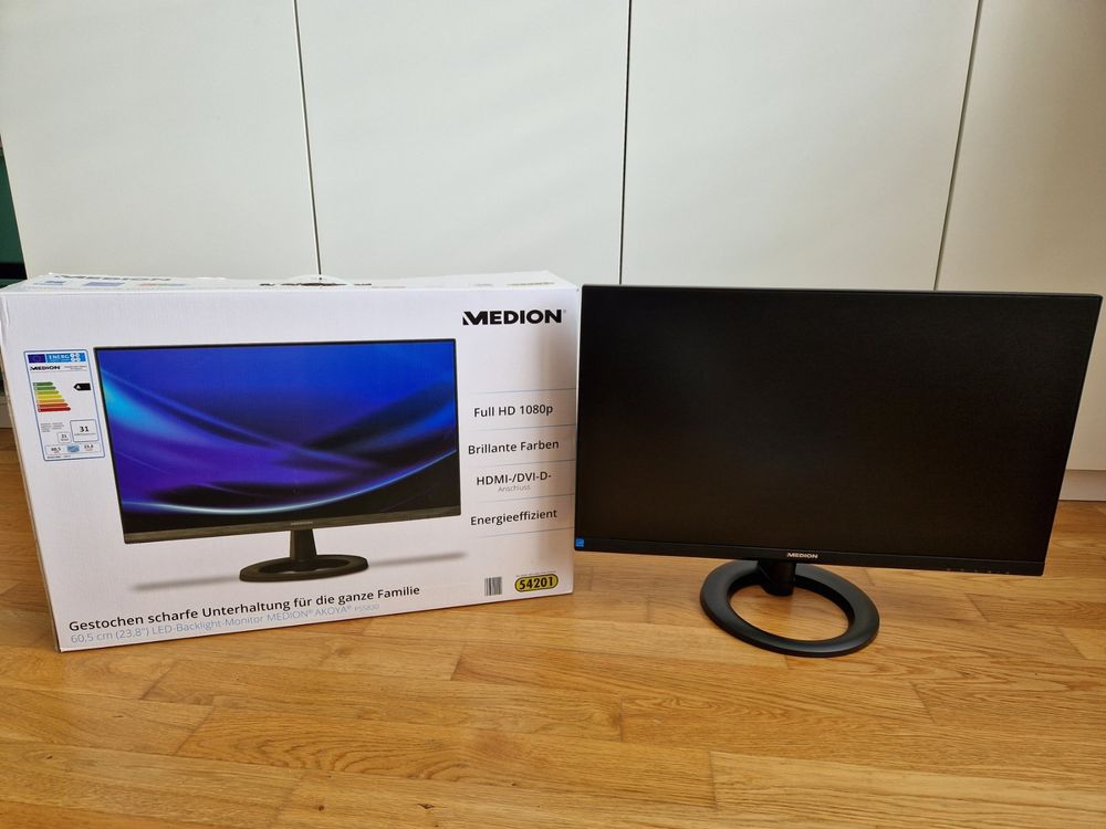 MEDION AKOYA LCD DISPLAY 60.5cm (23,8 Zoll) - MONITOR P55830 (Gebraucht ...