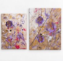 Moderne abstrakte Kunstwerke mit expressivem Charakter