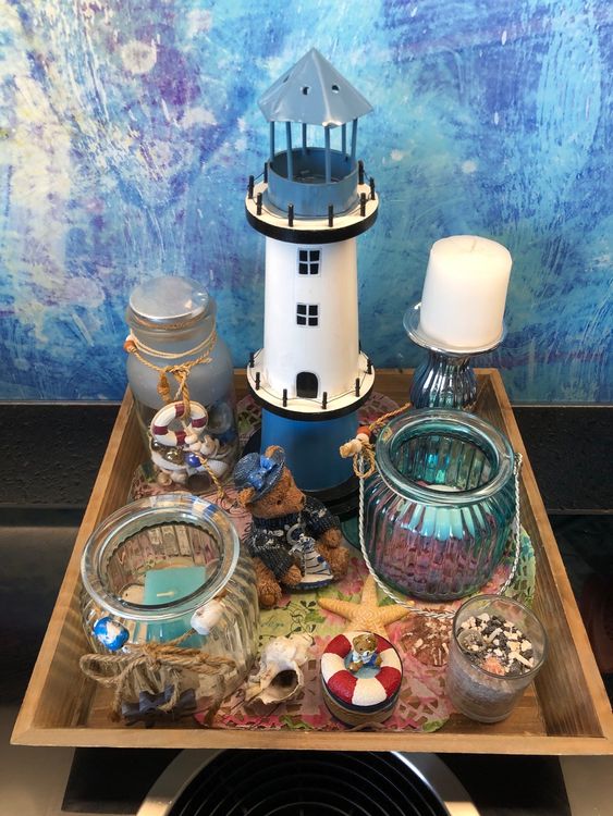 Maritim Stranddeko Gartendeko Schiff Muscheln Vintagedeko Kaufen auf