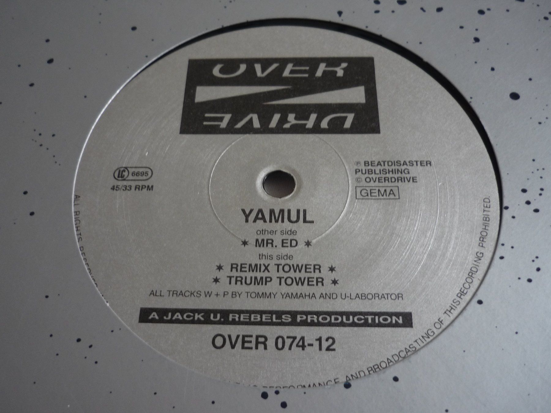Schallplatten: Rare Techno Vinyl - Yamul - Mr. Ed - Overdrive 074 – Gebraucht aus Beringen von Flatretriever 1