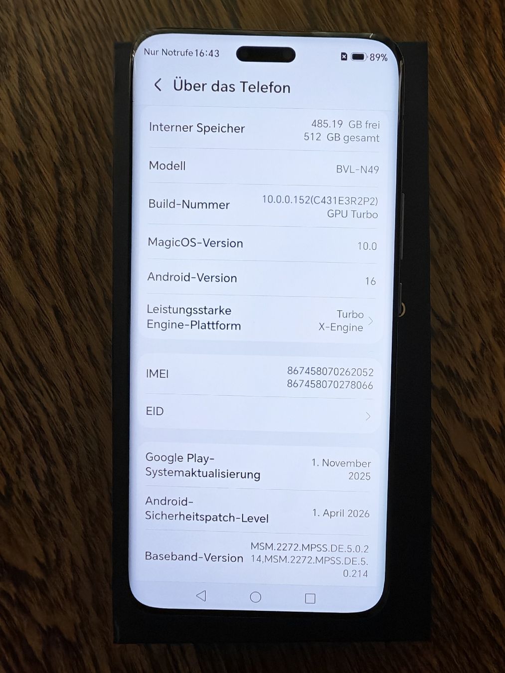 Honor Handys / Smartphones: Honor magic 6 pro  – Gebraucht aus Kloten von ser_25qr 4