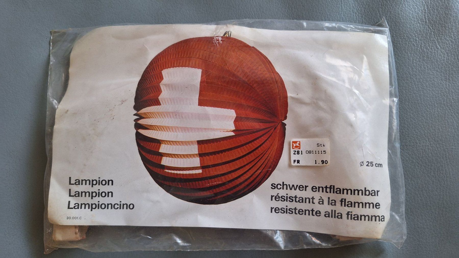 Lanterne: Vintage Lampion  25cm – Usato da Arlesheim venduto da shopradl