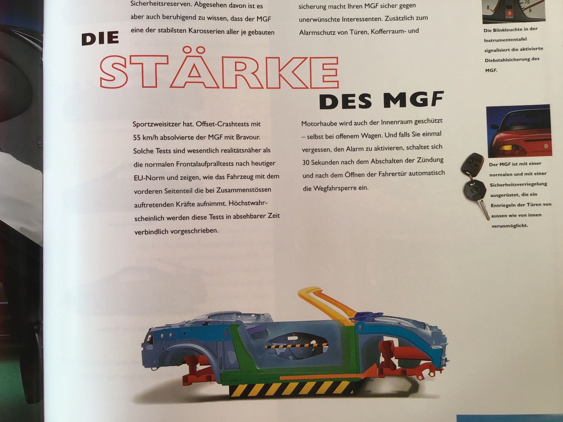MG Documenti: MGF Verkaufsprospekt 30 Seiten Format ca. 26x26 cm – Usato da Scherzingen venduto da Starseller62 7