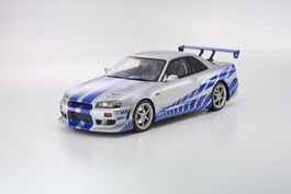 NISSAN BRIAN'S SKYLINE GT-R (R34) FAST & FURIOUS 1/12 NEU