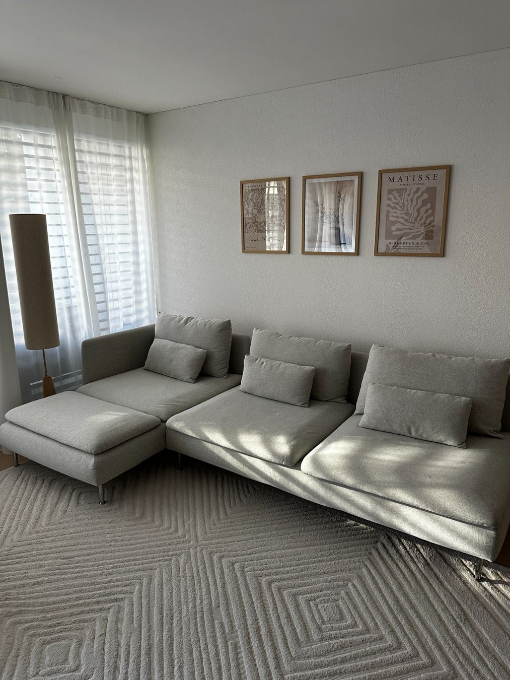 Ikea Sofas: IKEA SÖDERHAMN 3‑seat + chaise Gunnared beige – D'occasion à Zürich par kri_s7wd 1