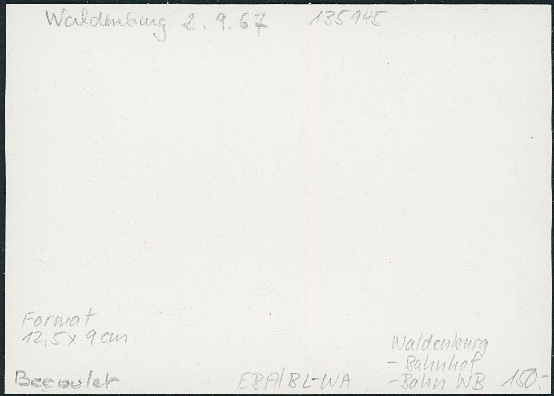 Cartoline postali: BL Waldenburg - Bahnhof - Bahn WB – Nuovo (secondo la descrizione) da Schindellegi venduto da dormay 1