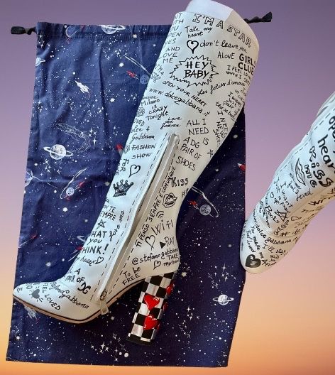 Dolce & Gabbana Scarpe da donna: DOLCE& GABBANA LEDERSTIEFEL - LIMITIERTE AUFLAGE – Usato da Zurich venduto da MX1000 1