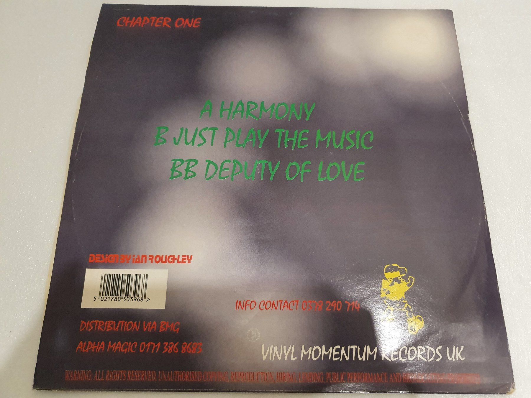 Dischi in vinile: Chapter One – Harmony (House) – Usato da Uster venduto da Vinyl-Leidenschaft 1