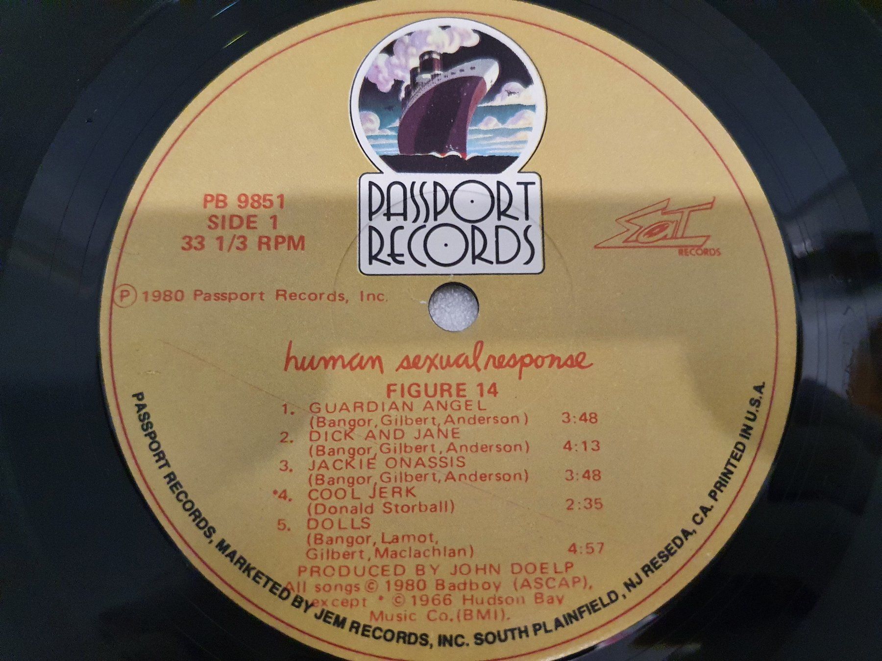 Schallplatten: Human Sexual Response – Fig. 14 – Gebraucht aus Uster von Vinyl-Leidenschaft 3