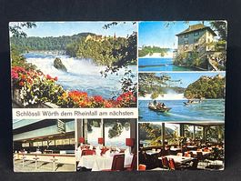Ansichtskarte: Schlössli Wörth am Rheinfall