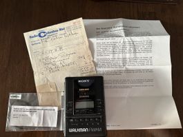 Sony Walkman WM BF-57 defekt mit 2 Ersatzriemen