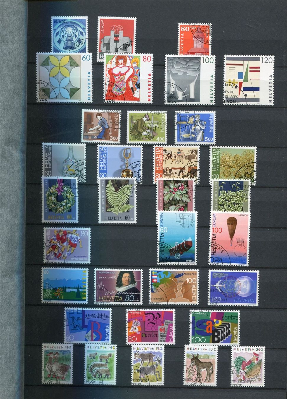 Tutti i francobolli: Schweiz Slg 1964-2003 mit ET-O – Usato da Winterthur venduto da Kyoung 2