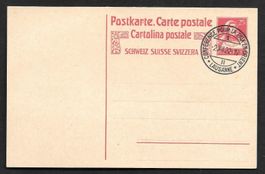 Postkarte S. 84 Conferénce pour la Paix Lausanne 9.12.1922