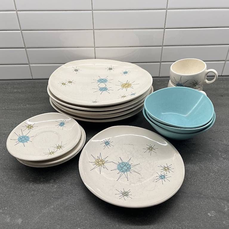 Piatti di portata: Franciscan Earthenware 1950's Geschirr – Usato da Zürich venduto da Steve_and_ali 1