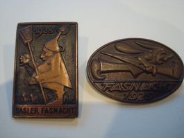 Plaketten Kupfer 1928 + 1929