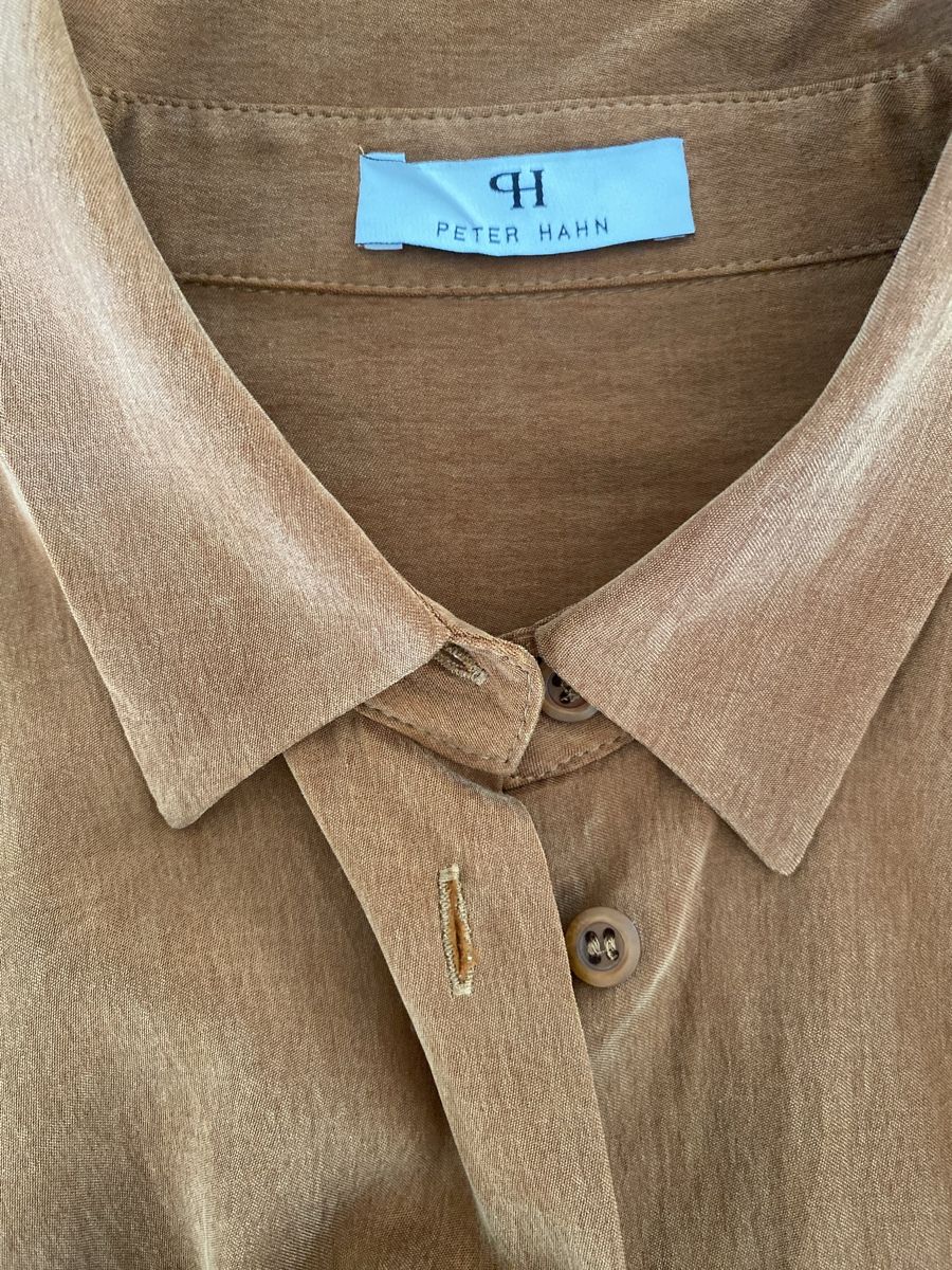 Peter Hahn Camicette: Peter Hahn Damenbluse / Hemdblusenkleid Gr. 42 – Usato da Jona venduto da Flamingoo 5